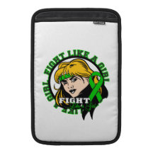 Kidney Disease Fight Like A Girl Attitude MacBook Air Sleeves