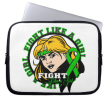 Kidney Disease Fight Like A Girl Attitude Laptop Sleeves