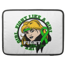 Kidney Disease Fight Like A Girl Attitude Sleeves For MacBook Pro