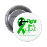 Kidney Disease Fight Like A Girl Knock Out buttons