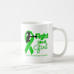 Kidney Disease Fight Like A Girl Knock Out mugs