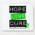 Kidney Disease Hope Love Cure mousepads