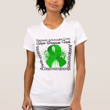 Kidney Disease Inspirations Spiral Ribbon Tshirts