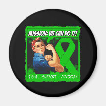 Kidney Disease Mission We Can Do It Fridge Magnet