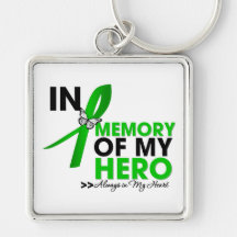 Kidney Disease Tribute In Memory of My Hero Keychains