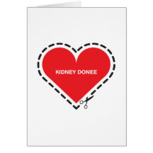 Kidney Donee 'Get well soon' Card
