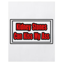 Kidney Stones Can Kiss My Ass Custom Flyer