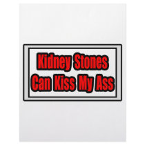 Kidney Stones Can Kiss My Ass Letterhead Template