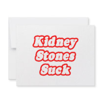Kidney Stones Suck invitations