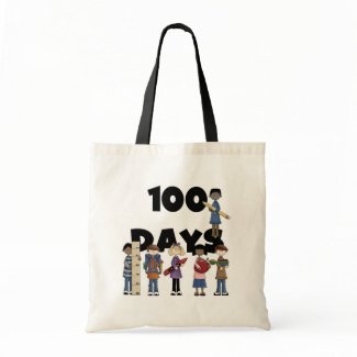 Kids 100 Days of School T-shirts and Gifts bag