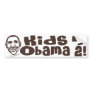 Kids 4 Obama Bumper Sticker 