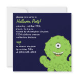 Kids Alien Octo Halloween Party Invitations invitations