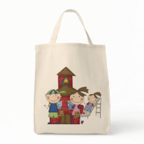 Kids and Schoolhouse T-shirts and Gifts bags by stick_figures Kids and Schoolhouse T-shirts and Gifts bags