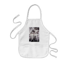 Kids Apron / Red-legged Kittiwake by Dean Kildaw