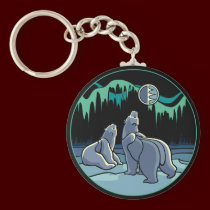 Kid's Arctic Art Key Chain Polar Bear Gifts keychains