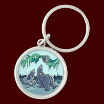 Kid's Arctic Art Key Chain Polar Bear Gifts keychains