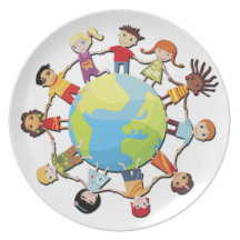 Kids Around the World for Peace and Unity Plate