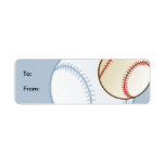 Kids Baseball Gift Tag Labels labels