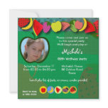 Kids birthday invitation 045: fruits