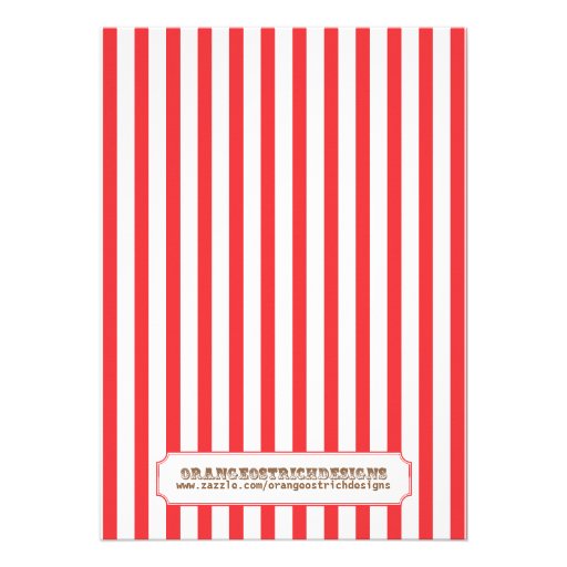 Kids Birthday Invitation - Circus