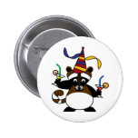 Kids birthday party: Raccoon Buttons