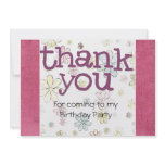 Kids Birthday Party Thank You cards Invites