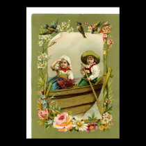 Kids Boating Poster posters