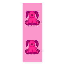 Kid's Bookmark Girls Puppy Dogs business cards by Shan_Darling_Gifts Kid's Bookmark Girls Puppy Dogs business cards