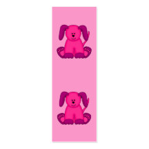 Kid's Bookmark Girls Puppy Dogs Business Card