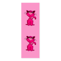 Kid's Bookmark Girls Pussy Cats Business Card Templates