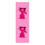 Kid's Bookmark Girls Pussy Cats Business Card Templates