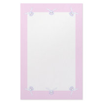 Kids' Bunny Heads - Pink stationery by xfinity7 Kids' Bunny Heads - Pink stationery