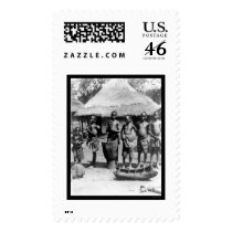 Kids By a Thatched Roof House in East Africa 1903 postage by lc_vintagephotos Kids By a Thatched Roof House in East Africa 1903 postage