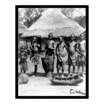 Kids By a Thatched Roof House in East Africa 1903 posters by lc_vintagephotos Kids By a Thatched Roof House in East Africa 1903 posters