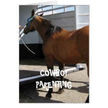 Kid's Car Seat - Cowboy Parenting NOTECARD SIZE