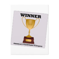 Kids Card Games Post Cards