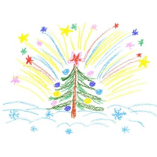 Kids Christmas Card for them to give to anyone card
