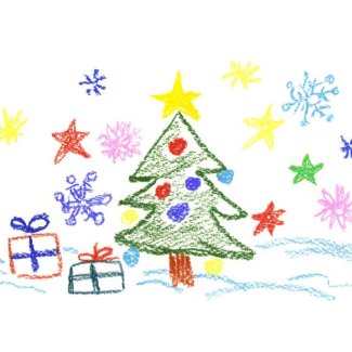 Kids Christmas Card for them to give to anyone card
