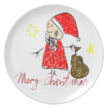 Kids Christmas Party Plates