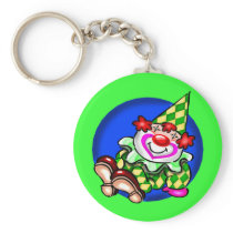 Kids Circus Clown T Shirts and Gifts Keychain