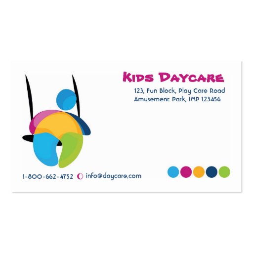 KIds collection Business Card (front side)