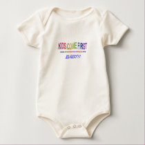 Kids Come First Baby Blue t-shirts