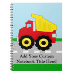 Kids Construction Dumptruck Note Book