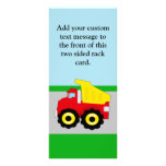 Kids Construction Dumptruck rack cards