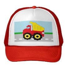 Kids Construction Dumptruck Trucker Hat