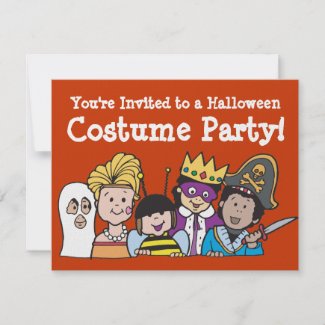 Kids Costume Party Invitations invitation