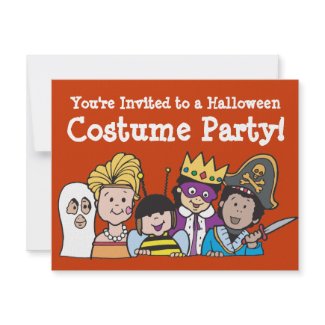 Kids Costume Party Invitations invitation