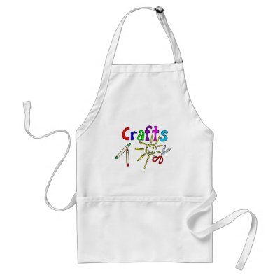 Kids Crafts Apron by kids_tshirts