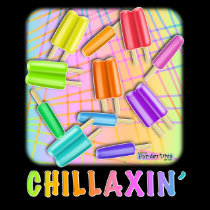 Kids Dark T-shirt - Chillaxin' Pop Sicles
