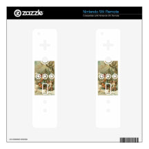 Kids decorating Christmas Tree outside Nintendo Wii Remote Decal